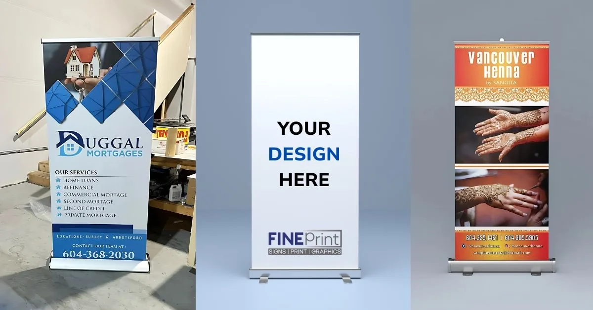 High-Quality Pull-Up and Roll-Up Banner Service in Surrey