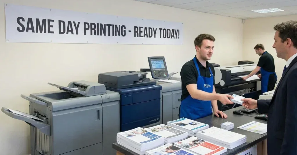 Same Day Printing Services in Surrey: Business Cards, Banners & More — example 1 from Fine Print Solution in Surrey