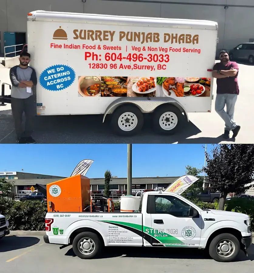 Truck Vehicle Wrap & Professional Vehicle Wrapping Surrey — example 1 from Fine Print Solution in Surrey