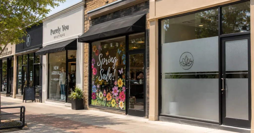 Surrey window graphics for storefronts in surrey sample photo 2