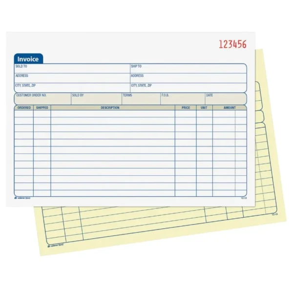 invoice book Printing invoice book Printing