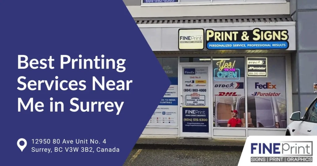 Best Printing Services Near Me in Surrey