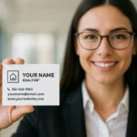 Real Estate Agent Business Cards