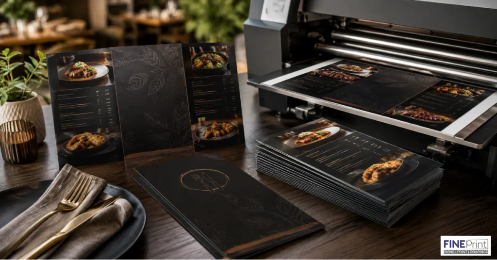 Restaurant Menu Printing Near Me