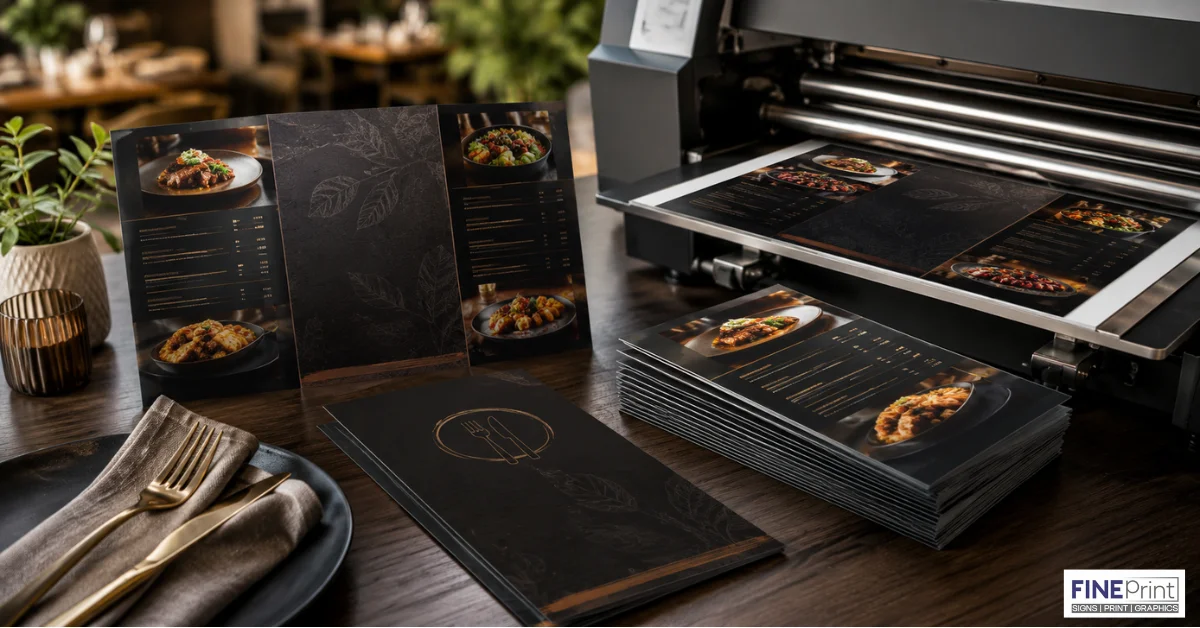 Restaurant Menu Printing Near Me – Complete Guide for Restaurants in Surrey