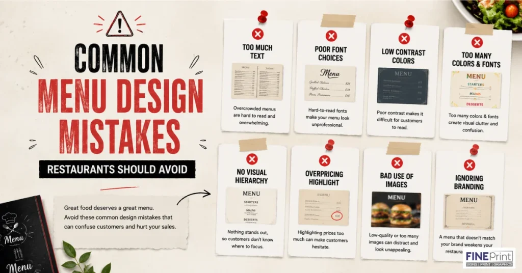 Restaurant Menu Printing Near Me