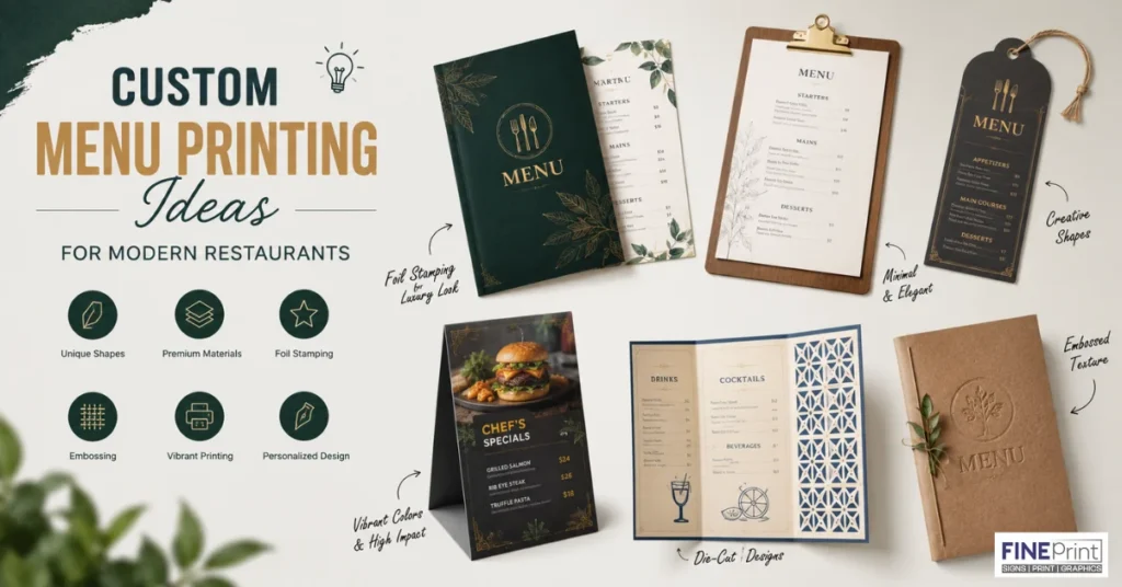 Restaurant Menu Printing Near Me